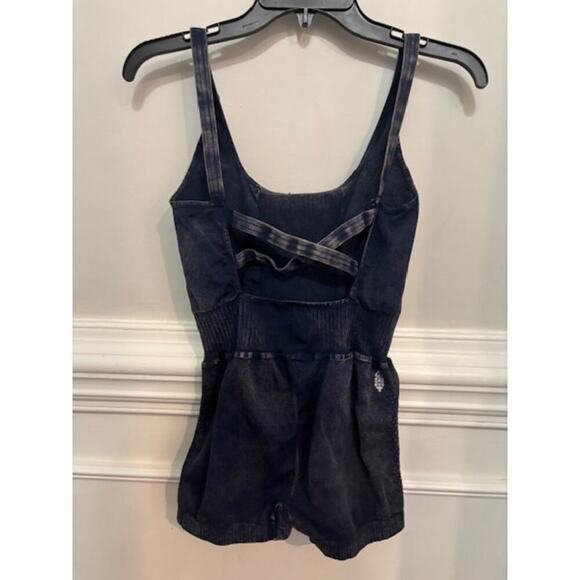 Free People Movement Good Karma Runsie Romper One Piece Medium Large M/L - Picture 3 of 7